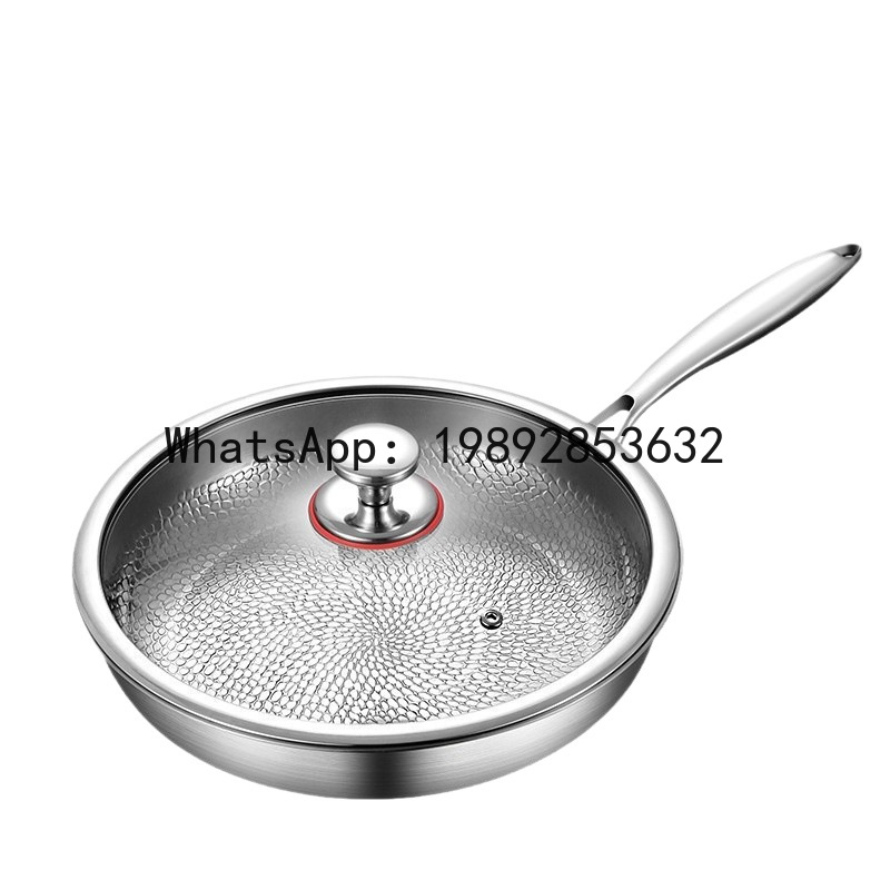 Crepe Pan Nonstick - KKノンスティックフライパン（コーティングなし）-IH調理器とガスコンロに適しています-卵焼きやステーキに最適です