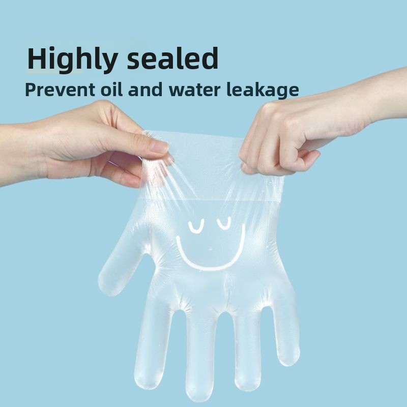 Home Cooking Oil Disposal - 使い捨て手袋 個別包装 透明キッチン手袋 防水＆耐油性 家庭料理や軽食屋台に最適