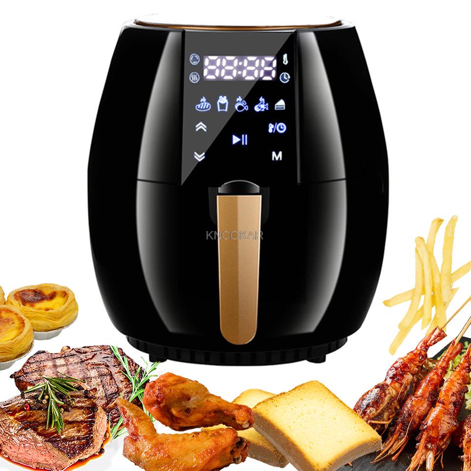Home Cooking Oil Disposal - スマートエアフライヤー、オイル不要、家庭用調理、4.5Lディープフライヤー、冷間圧延金属、使い捨て成形、頑丈なクラシック
