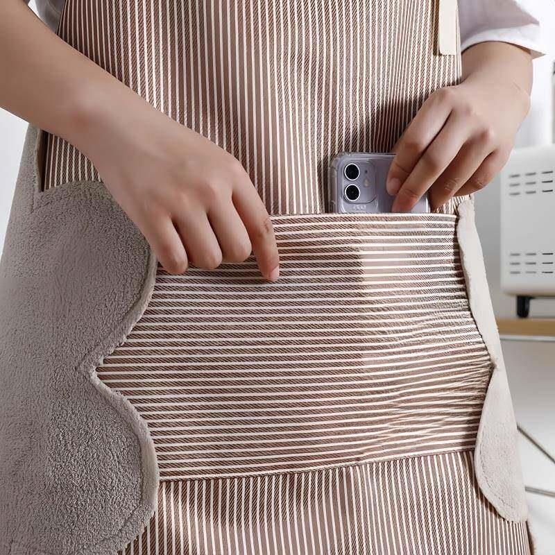オックスフォード布エプロン 男女兼用 キッチン調理用 防水  - Home Cooking Oil Disposal のレビューと価格