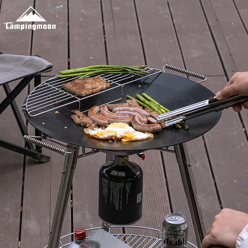 CAMPINGMOON GRW-45F 大型3層スチール製ノ - Crepe Pan Nonstick のレビューと価格