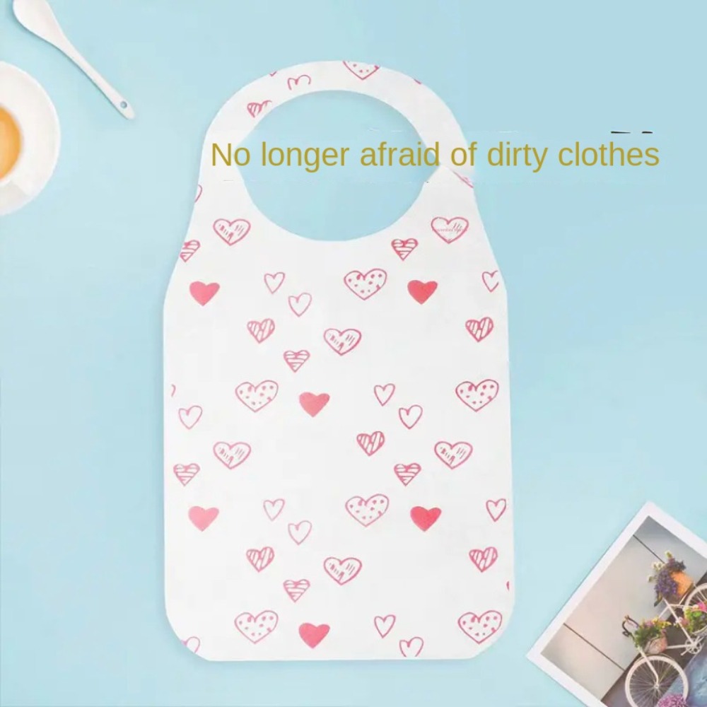 10 ピース/バッグポータブルハートプリント使い捨てエプロン - Home Cooking Oil Disposal のレビューと価格