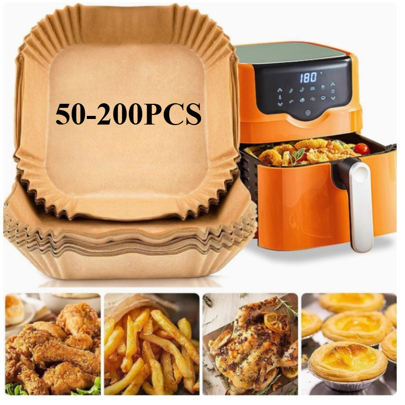 50-200 個エアフライヤークッキング紙食品グレードノンス - Home Cooking Oil Disposal のレビューと価格