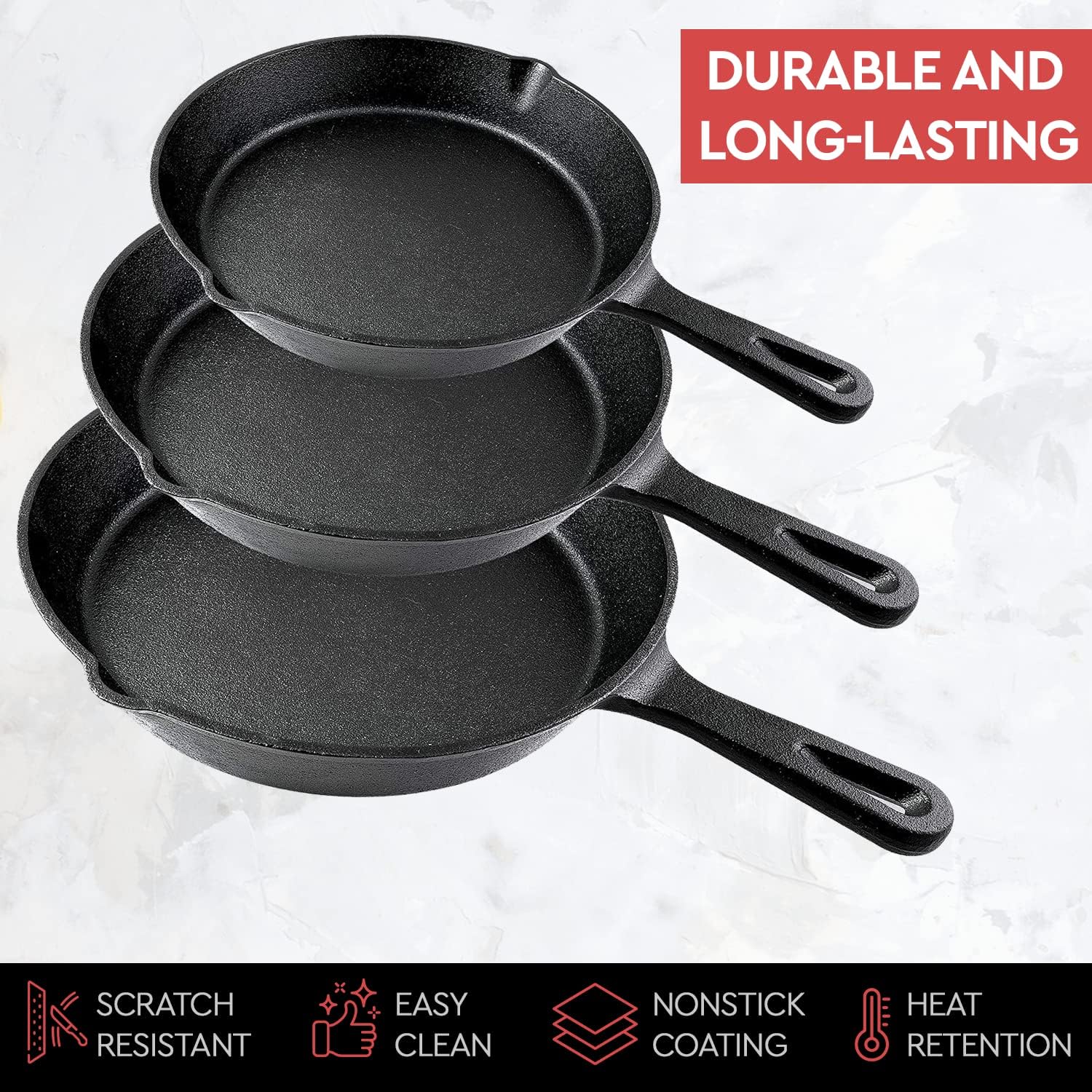 14/16/20cm 鋳鉄製フライパン ノンスティック オム - Crepe Pan Nonstick のレビューと価格