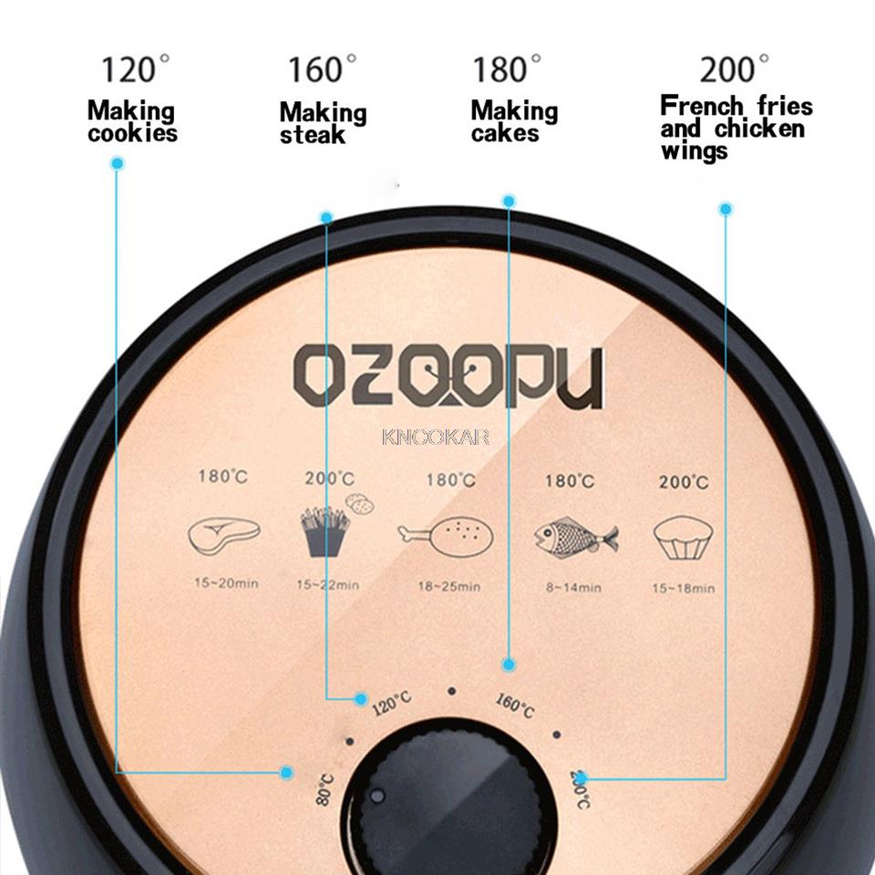 スマートエアフライヤー、オイル不要、家庭用調理、4.5Lディ - Home Cooking Oil Disposal のレビューと価格