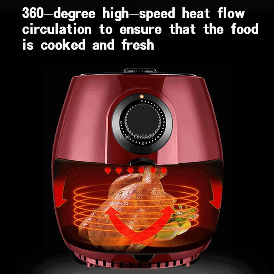 スマートエアフライヤー、オイル不要、家庭用調理、4.5Lディ - Home Cooking Oil Disposal のレビューと価格